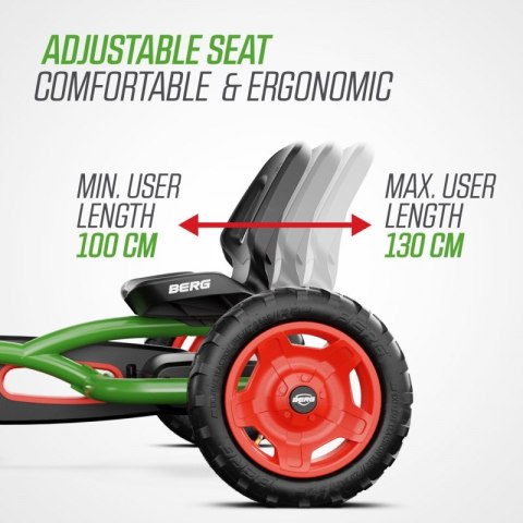 BERG Gokart Na Pedały Buddy FENDT NOWY MODEL Zielony Berg BERG Gokart Na Pedały Buddy FENDT NOWY MODEL Zielony Berg