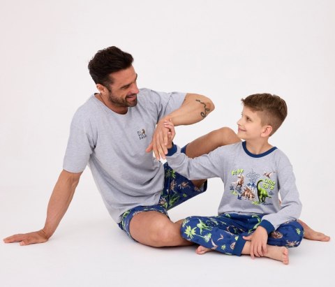 PIŻAMA MĘSKA 326/272 DINOSAUR 2 KR R.3XL-5XL CORNETTE PIŻAMA MĘSKA 326/272 DINOSAUR 2 KR R.3XL-5XL CORNETTE