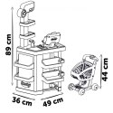 SMOBY Sklep Market z Wózkiem Elektroniczną Kasą ze Skanerem Smoby