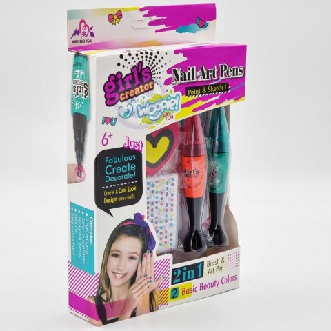 WOOPIE ART&FUN Zestaw do Malowania Paznokci dla Dzieci + 2 Lakiery Woopie Art&Fun WOOPIE ART&FUN Zestaw do Malowania Paznokci dla Dzieci + 2 Lakiery Woopie Art&Fun