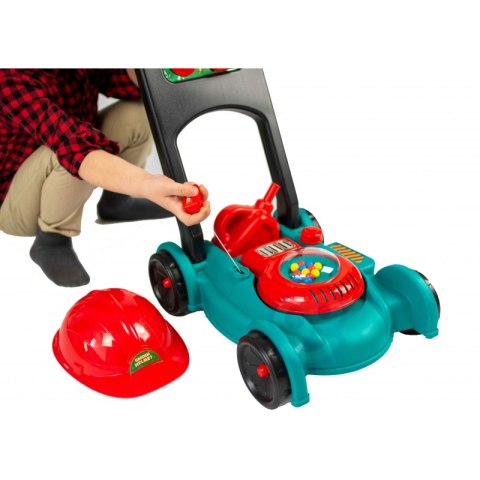 WOOPIE Kosiarka dla Dzieci Dźwięk + Zestaw Kask Kanister Woopie