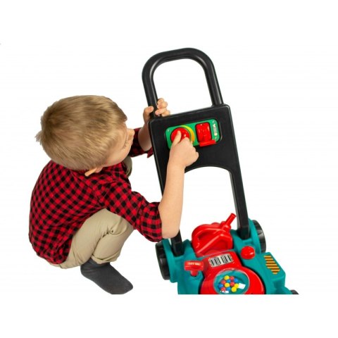 WOOPIE Kosiarka dla Dzieci Dźwięk + Zestaw Kask Kanister Woopie