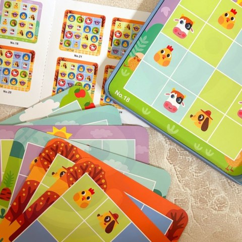 TOOKY TOY Gra Sudoku Dla Dzieci Wersja Farma Tooky Toy TOOKY TOY Gra Sudoku Dla Dzieci Wersja Farma Tooky Toy
