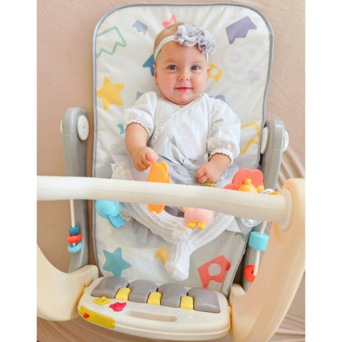 WOOPIE BABY Mata z Pałąkiem Pchacz 2w1 Pianinko Woopie