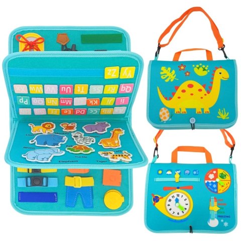 WOOPIE Edukacyjna Książeczka Torba Montessori - Dinozaury Woopie WOOPIE Edukacyjna Książeczka Torba Montessori - Dinozaury Woopie