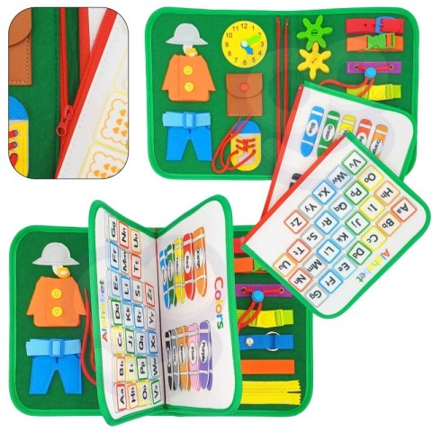WOOPIE Edukacyjna Książeczka Walizka Montessori - Edycja Świąteczna Woopie WOOPIE Edukacyjna Książeczka Walizka Montessori - Edycja Świąteczna Woopie