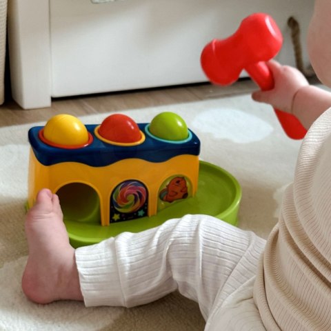 WOOPIE BABY Kolorowa Przebijanka Wbijanka z Młoteczkiem Montessori Woopie Baby WOOPIE BABY Kolorowa Przebijanka Wbijanka z Młoteczkiem Montessori Woopie Baby