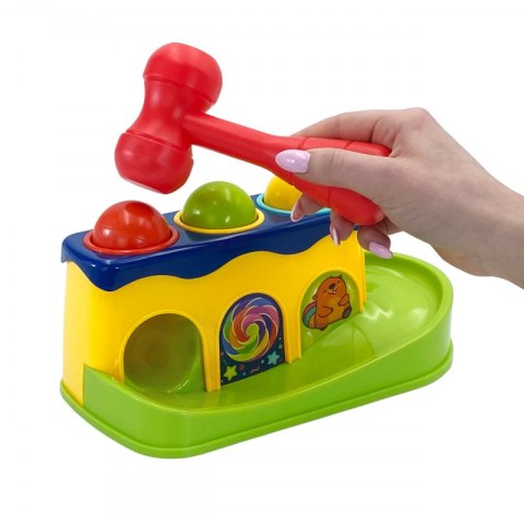 WOOPIE BABY Kolorowa Przebijanka Wbijanka z Młoteczkiem Montessori Woopie Baby WOOPIE BABY Kolorowa Przebijanka Wbijanka z Młoteczkiem Montessori Woopie Baby