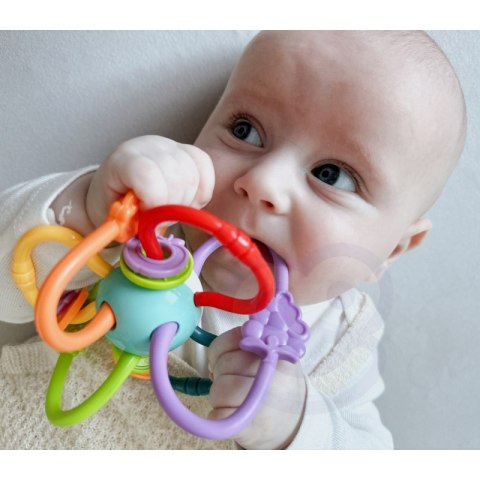 WOOPIE BABY ZABAWKA SENSORYCZNA GRZECHOTKA GRYZAK 2w1 Woopie Baby WOOPIE BABY ZABAWKA SENSORYCZNA GRZECHOTKA GRYZAK 2w1 Woopie Baby