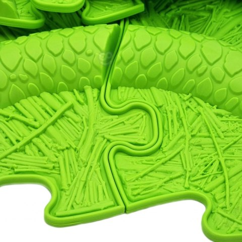 WOOPIE Mata Sensoryczna Ortopedyczna Puzzle Wąż Zielony 6 el. Woopie