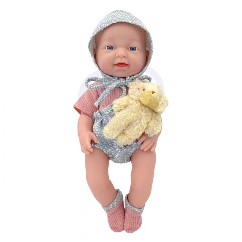 WOOPIE ROYAL Lalka Bobas 36 cm w Ubranku z Misiem Akcesoria do Karmienia Woopie Royal WOOPIE ROYAL Lalka Bobas 36 cm w Ubranku z Misiem Akcesoria do Karmienia Woopie Royal