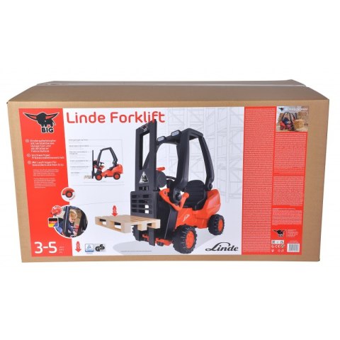 BIG Wózek Widłowy Na Pedały Linde Forklift Big BIG Wózek Widłowy Na Pedały Linde Forklift Big