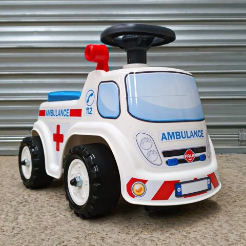 FALK Jeździk Samochód Ambulans z Klaksonem od 1 roku FALK FALK Jeździk Samochód Ambulans z Klaksonem od 1 roku FALK