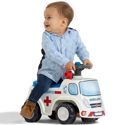 FALK Jeździk Samochód Ambulans z Klaksonem od 1 roku FALK FALK Jeździk Samochód Ambulans z Klaksonem od 1 roku FALK