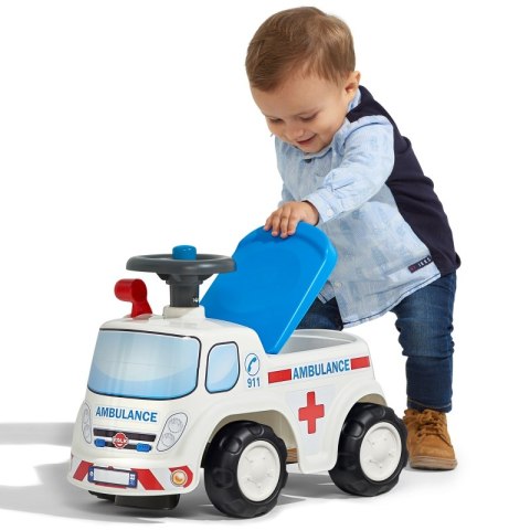 FALK Jeździk Samochód Ambulans z Klaksonem od 1 roku FALK FALK Jeździk Samochód Ambulans z Klaksonem od 1 roku FALK