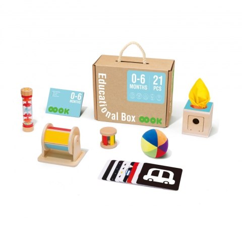 TOOKY TOY Box Pudełko XXL Montessori Edukacyjne 6w1 Sensoryczne 0-6 Mies Tooky Toy TOOKY TOY Box Pudełko XXL Montessori Edukacyjne 6w1 Sensoryczne 0-6 Mies Tooky Toy