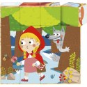 TOOKY TOY Drewniane Klocki Puzzle Układanka Montessori Czerwony Kapturek + Książeczka 17 el. Tooky Toy