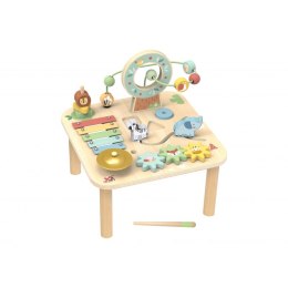 TOOKY TOY Drewniany Stolik Aktywności Cymbałki Montessori Tooky Toy