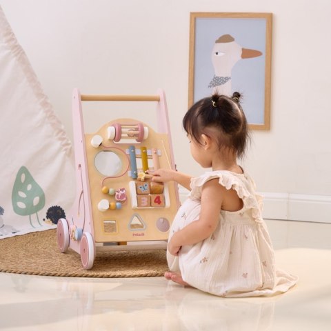 VIGA PolarB Drewniany Pchacz Chodzik Różowy Edukacyjny Viga Toys VIGA PolarB Drewniany Pchacz Chodzik Różowy Edukacyjny Viga Toys