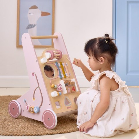 VIGA PolarB Drewniany Pchacz Chodzik Różowy Edukacyjny Viga Toys VIGA PolarB Drewniany Pchacz Chodzik Różowy Edukacyjny Viga Toys