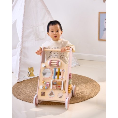 VIGA PolarB Drewniany Pchacz Chodzik Różowy Edukacyjny Viga Toys VIGA PolarB Drewniany Pchacz Chodzik Różowy Edukacyjny Viga Toys