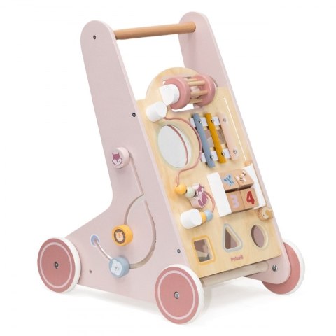 VIGA PolarB Drewniany Pchacz Chodzik Różowy Edukacyjny Viga Toys VIGA PolarB Drewniany Pchacz Chodzik Różowy Edukacyjny Viga Toys