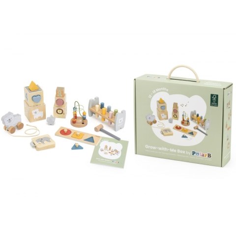 VIGA Zestaw Zabawek Edukacyjnych Pudełko Box od 12 miesiąca do 18 miesiąca Viga Toys VIGA Zestaw Zabawek Edukacyjnych Pudełko Box od 12 miesiąca do 18 miesiąca Viga Toys