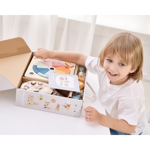 VIGA Zestaw Zabawek Edukacyjnych Pudełko Box od 36 miesiąca Viga Toys VIGA Zestaw Zabawek Edukacyjnych Pudełko Box od 36 miesiąca Viga Toys