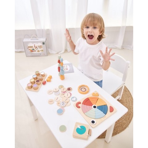 VIGA Zestaw Zabawek Edukacyjnych Pudełko Box od 36 miesiąca Viga Toys VIGA Zestaw Zabawek Edukacyjnych Pudełko Box od 36 miesiąca Viga Toys