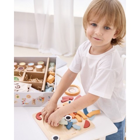 VIGA Zestaw Zabawek Edukacyjnych Pudełko Box od 36 miesiąca Viga Toys VIGA Zestaw Zabawek Edukacyjnych Pudełko Box od 36 miesiąca Viga Toys