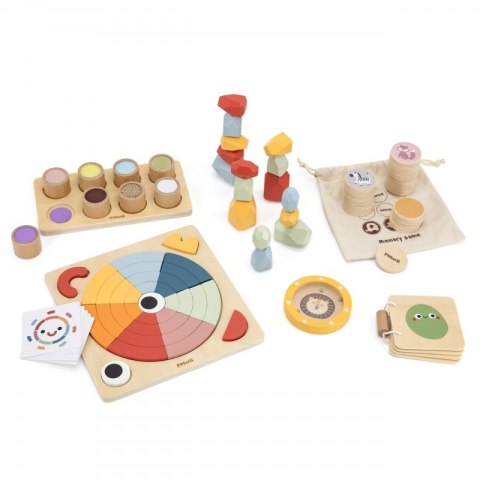 VIGA Zestaw Zabawek Edukacyjnych Pudełko Box od 36 miesiąca Viga Toys VIGA Zestaw Zabawek Edukacyjnych Pudełko Box od 36 miesiąca Viga Toys