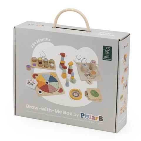 VIGA Zestaw Zabawek Edukacyjnych Pudełko Box od 36 miesiąca Viga Toys VIGA Zestaw Zabawek Edukacyjnych Pudełko Box od 36 miesiąca Viga Toys