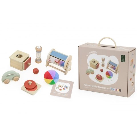 VIGA Zestaw Zabawek Edukacyjnych Pudełko Box od 6 miesiąca do 12 miesiąca Viga Toys VIGA Zestaw Zabawek Edukacyjnych Pudełko Box od 6 miesiąca do 12 miesiąca Viga Toys