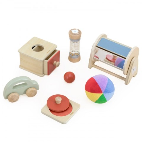 VIGA Zestaw Zabawek Edukacyjnych Pudełko Box od 6 miesiąca do 12 miesiąca Viga Toys VIGA Zestaw Zabawek Edukacyjnych Pudełko Box od 6 miesiąca do 12 miesiąca Viga Toys