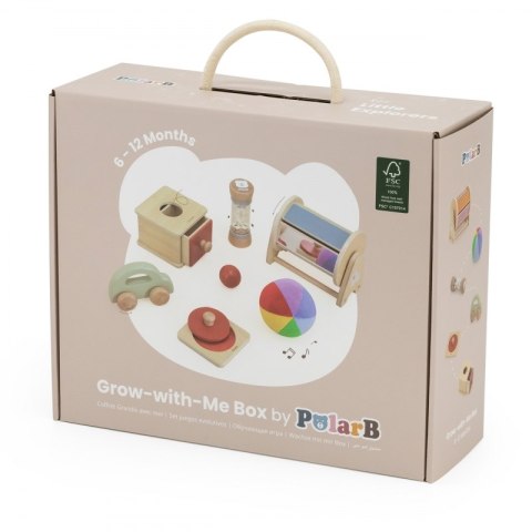 VIGA Zestaw Zabawek Edukacyjnych Pudełko Box od 6 miesiąca do 12 miesiąca Viga Toys VIGA Zestaw Zabawek Edukacyjnych Pudełko Box od 6 miesiąca do 12 miesiąca Viga Toys