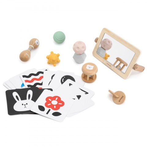 VIGA Zestaw Zabawek Edukacyjnych Pudełko Box od urodzenia do 6 miesiąca Viga Toys VIGA Zestaw Zabawek Edukacyjnych Pudełko Box od urodzenia do 6 miesiąca Viga Toys