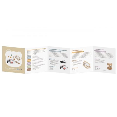 VIGA Zestaw Zabawek Edukacyjnych Pudełko Box od urodzenia do 6 miesiąca Viga Toys VIGA Zestaw Zabawek Edukacyjnych Pudełko Box od urodzenia do 6 miesiąca Viga Toys