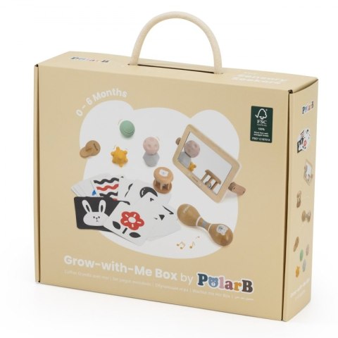 VIGA Zestaw Zabawek Edukacyjnych Pudełko Box od urodzenia do 6 miesiąca Viga Toys VIGA Zestaw Zabawek Edukacyjnych Pudełko Box od urodzenia do 6 miesiąca Viga Toys