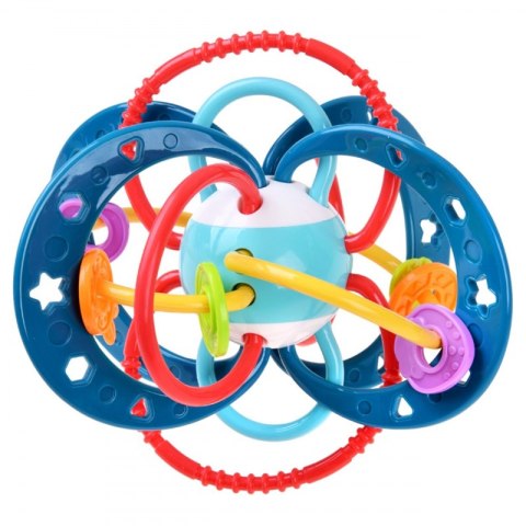 WOOPIE BABY Zabawka Sensoryczna 2w1 Gryzak Grzechotka Montessori Woopie Baby WOOPIE BABY Zabawka Sensoryczna 2w1 Gryzak Grzechotka Montessori Woopie Baby
