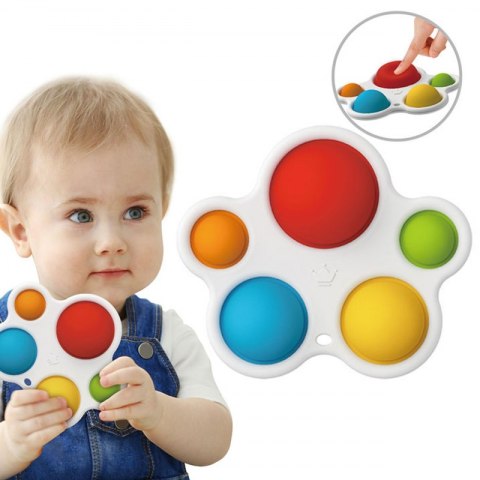 WOOPIE BABY Zabawka Sensoryczna Gryzak Antystresowy POP IT Montessori Woopie Baby WOOPIE BABY Zabawka Sensoryczna Gryzak Antystresowy POP IT Montessori Woopie Baby