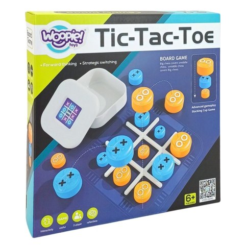 WOOPIE Przenośna Gra Logiczna Kółko i Krzyżyk w Pudełku Woopie