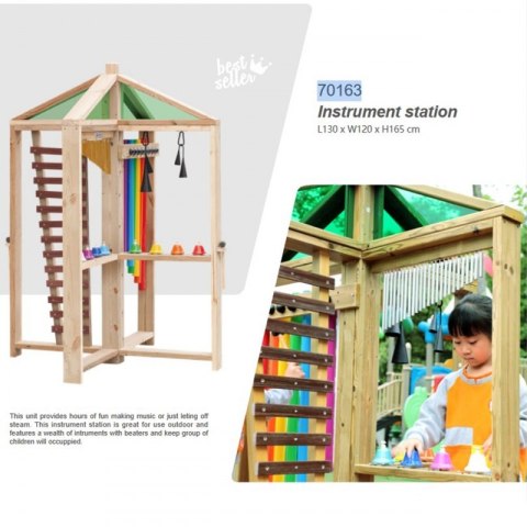 CLASSIC WORLD EDU Muzyczny Drewniany Plac Zabaw XXL Classic World