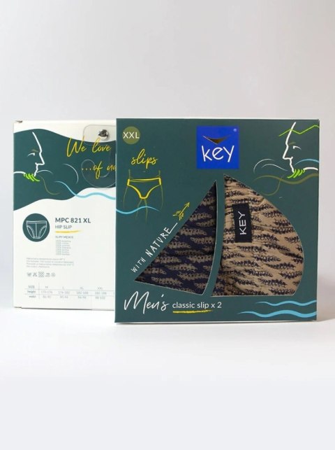 SLIPY MĘSKIE MPC 821 KEY SLIPY MĘSKIE MPC 821 KEY
