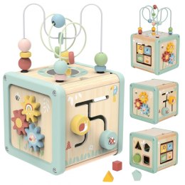 TOOKY TOY Drewniana Kostka Aktywności Sorter Labirynt Tooky Toy