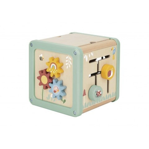 TOOKY TOY Drewniana Kostka Aktywności Sorter Labirynt Tooky Toy TOOKY TOY Drewniana Kostka Aktywności Sorter Labirynt Tooky Toy