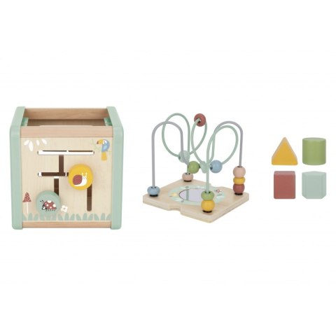 TOOKY TOY Drewniana Kostka Aktywności Sorter Labirynt Tooky Toy TOOKY TOY Drewniana Kostka Aktywności Sorter Labirynt Tooky Toy
