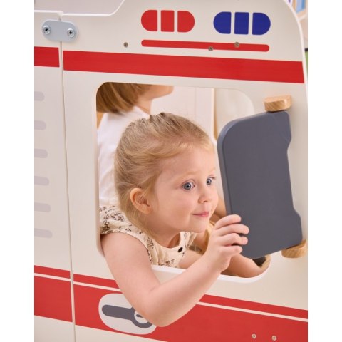 VIGA Duży Drewniany Ambulans Zestaw Karetka Małych Ratowników Akcesoria 25 el. Viga Toys VIGA Duży Drewniany Ambulans Zestaw Karetka Małych Ratowników Akcesoria 25 el. Viga Toys