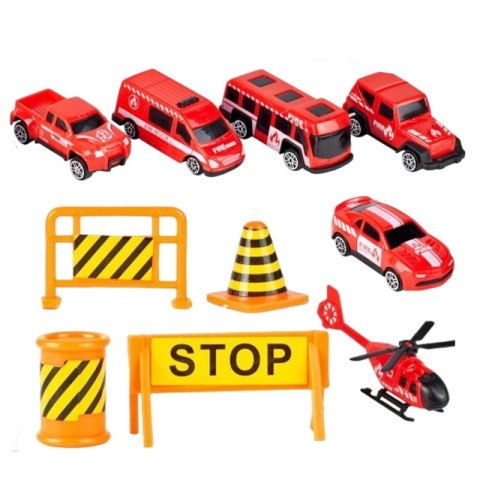 WOOPIE Zestaw Ciężarówka Transporter 3w1 Czerwony 11 el. Woopie WOOPIE Zestaw Ciężarówka Transporter 3w1 Czerwony 11 el. Woopie