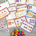 WOOPIE Zestaw Edukacyjny Nauka Liczenia Montessori Sorter Kolorów 16SZT Woopie