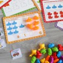 WOOPIE Zestaw Edukacyjny Nauka Liczenia Montessori Sorter Kolorów 8SZT Woopie